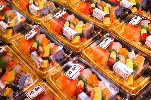 sushi in the supermarket
